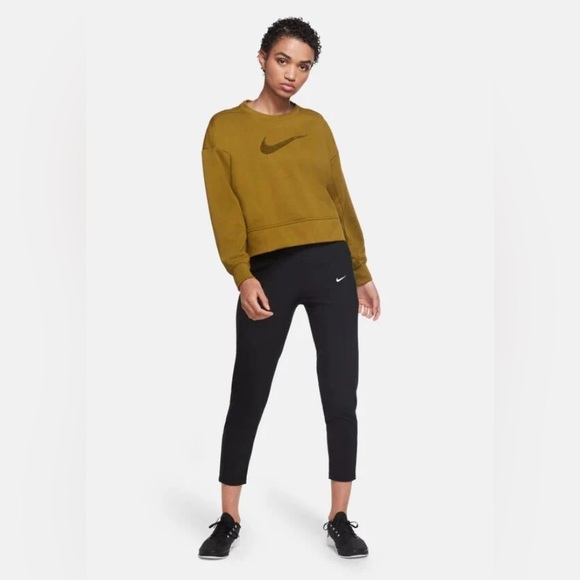 Nike Dri-FIT Get Fit Swoosh Training Crewneck Sweatshirt Women’s Size Large - Picture 3 of 16